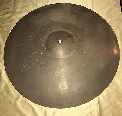 Vintage Large Magnum 19.5” Crash Cymbal 1814 Grams Original Patina • $45