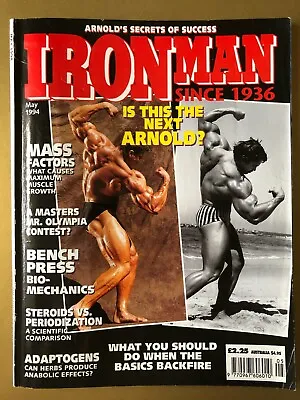 £14.50 • Buy Iron Man Bodybuilding Magazine May 94 Cover: Arnold Schwarzenegger