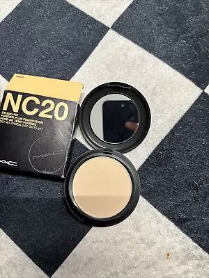 MAC STUDIO FIX POWDER PLUS FOUNDATION 15G New NC20 Authentic  • £23