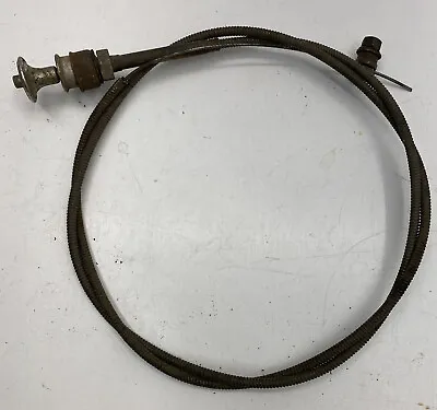 Car-Tractor *56”  CHOKE CABLE WITH LOCK * Vintage  Lawn Mower • $60