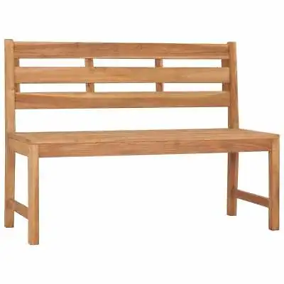 $296.92 • Buy Patio Bench 47.2  Solid Teak Wood VidaXL
