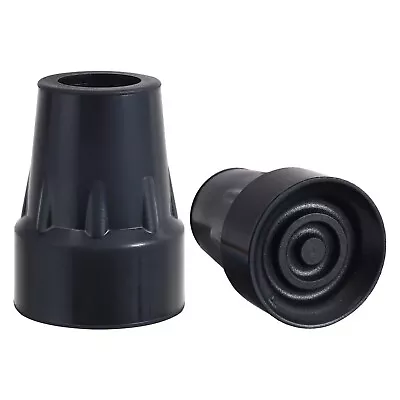 Walking Cane Tips Heavy Duty 1” Replacement Of Black Rubber Tips (Black 1 ) • $12