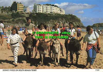 £5.75 • Buy L152304 Donkey Rides On South Beach Tenby. Pembrokeshire Eye Postcards. Haven Co