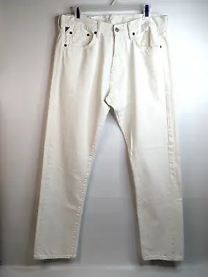 Denim & Supply Ralph Lauren Denim Jean Slim White Distressed Pants 33/30 • $18.74