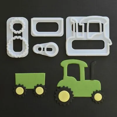 £3.95 • Buy TRACTOR Cookie Pastry Biscuit Cutter Icing Fondant Baking Cake Farm Mould