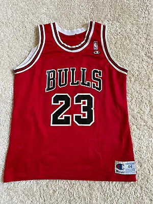 $99.99 • Buy Vintage Michael Jordan Chicago Bulls NBA Basketball Jersey Champion #23 44 Retro