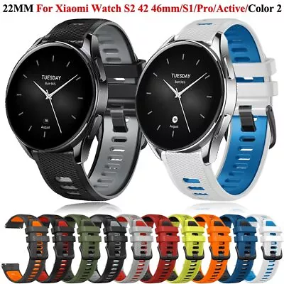 Strap Band 22mm For Xiaomi Mi Watch S2 46 42mm S1 Pro Active Color 2 Mibro X1 A1 • $7.83