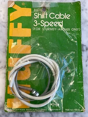 NOS Vintage Huffy Bicycle 3 Speed Shifter Cable - Muscle Bike Schwinn Murray • $25