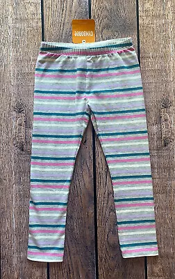 Toddler Girl Size 4T Gymboree Multicolor Striped Full Length Leggings • $6