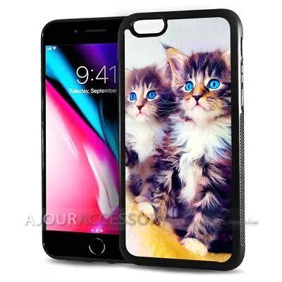 $9.99 • Buy ( For IPhone 7 Plus ) Back Case Cover AJH11520 Blue Eye Cat