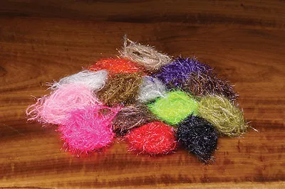 Hareline Dubbin MEDIUM UV POLAR CHENILLE Fly & Jig Material Pick From 15 Colors • $4.69