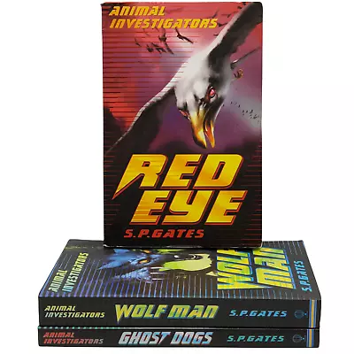 Animal Investigators Lot Of 3 Paperback Books Wolf Man Ghost Dogs Red Eye  • $16.22