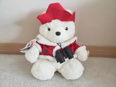 Dayton Hudson Marshall Fields Plush SANTABEAR Conservation Co 18 H Vintage 1995 • $24.99