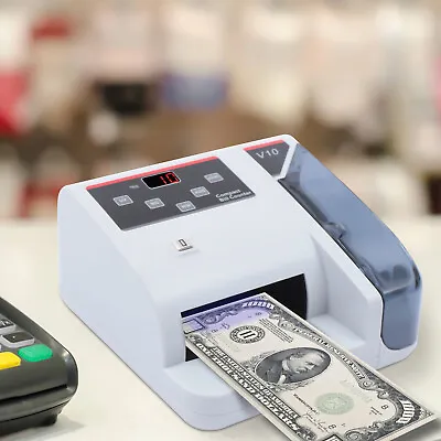 Money Counter Bill Counting Machine Counterfeit Detector UV & MG & WM Cash Bank • $52