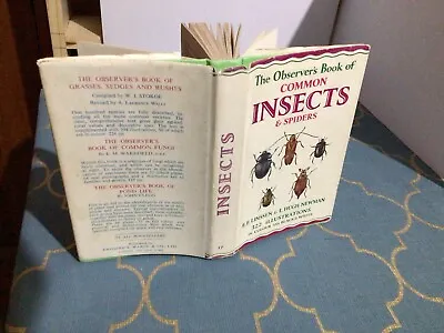 Observers Book Of Common Insects & Spiders 1966. • £14.99
