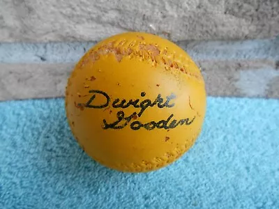 Vintage Dwight Gooden 2-1/2  Squishy Yellow Baseball. • $4.95