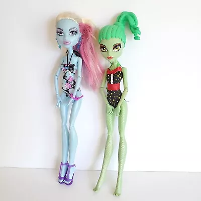 Create A Monster High Doll C.A.M Gordon Girl Wig + Skull Shores Abbey Bominable • $29.99