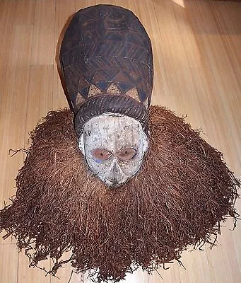 Old African Yaka Tribe Mukhanda Mask Used Male Initiation Ceremony Congo Africa • $616