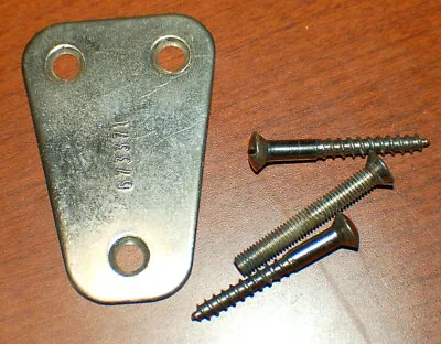 Vintage RARE 1967 Hagstrom II Electric Guitar Neck Plate And Bolts Luthier Part  • $129.88