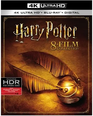 Harry Potter: 8-Film Collection [New 4K UHD Blu-ray] With Blu-Ray 4K Masterin • $126.26