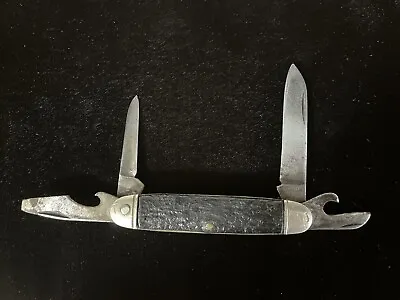 Vintage 60’s CAMILLUS USA 4 Blade Camp Scout Pocket Knife • $19.99