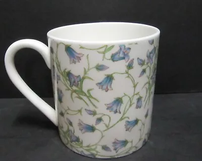 Extra Large Fine Bone China One 1 Pint Pot Mug Rik's Harebell Bluebell Chintz  • £9.99