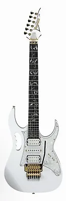 Ibanez JEM7VP Steve Vai White Electric Guitar + Gig Bag - OPEN BOX • $1649.99