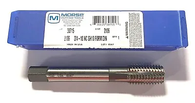 Morse 3/4-10 Thread Forming Tap High Performance GH10 Plug Tap HSSPM USA Made • $17.70