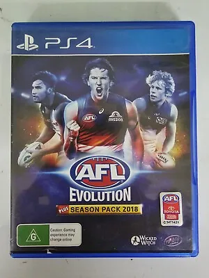 ✅ AFL Evolution (PlayStation 4 PS4) FREE POST ✅ • $29.95