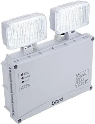Twin LED Emergency Light Biard - Non-Maintained - Ideal For Warehouses • £26.60