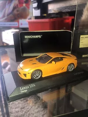 1:43 Scale Minichamps Lexus LFA In Orange Rare Model Excellent • £84.99