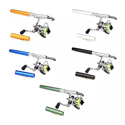 Mini Fishing Rod Mini Pen Fishing Pole Compact Telescopic Fishing Rod For • $28.03