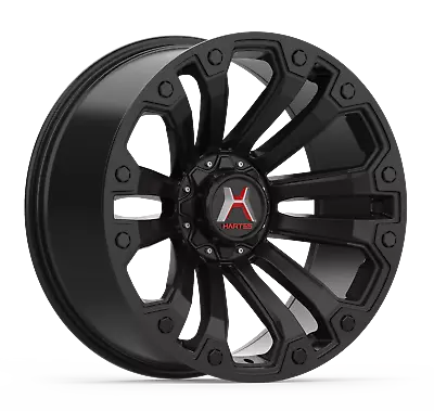 20 Inch Wheels Fits FORD EVEREST 20x10 HARTES METAL RHINO Satin Black ET -18 • $506