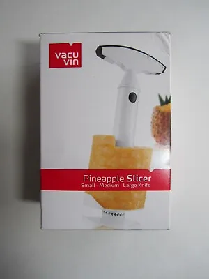 $20 • Buy Vacu Vin Plastic Pineapple Slicer Small Medium Large Knife Set Of 3 In 1 Box
