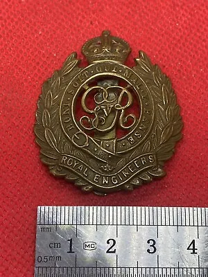 Original WW1 British Army - ROYAL ENGINEERS Regiment Cap Badge • $25.45