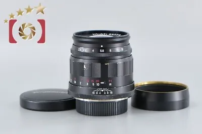 Very Good!! Voigtlander COLOR-HELIAR 75mm F/2.5 Black L39 LTM Leica Thread Mount • $356.15