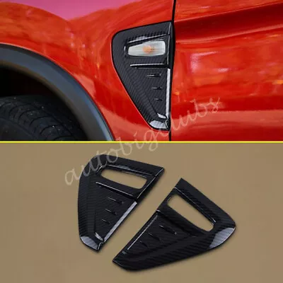 For Mitsubishi Outlander Sport 2020-2023 Carbon Fiber Side Turn Light Cover Trim • $15.64