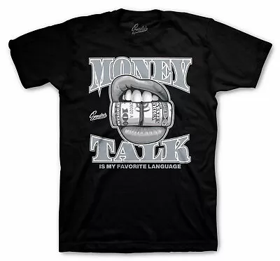 Shirt To Match Jordan 11 Cool Grey Retro 11 Sneaker Tees - Money Talk Tee • $29.99