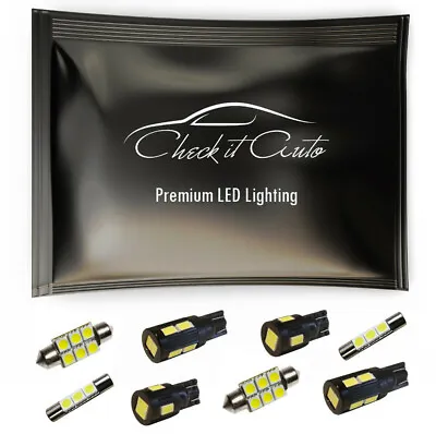 $17.81 • Buy LED Light Kit For 2003-2012 Honda Accord Sedan Interior Reverse Package 10pc