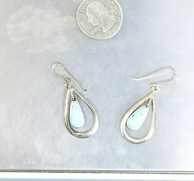 CrazieM Sterling 925 Silver Vintage Southwest Estate Dangle Earrings 6.7g X44 • $2.25