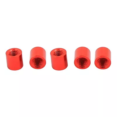 5 Pcs M3 X 5mm Round Aluminum Column Alloy Standoff Spacer Stud Fastener Red • $6.88