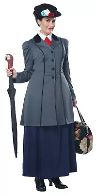 Mary Poppins English Nanny Adult Women Plus Costume  • $66.88