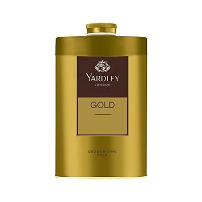 London Gold Talcum Powder -808 Oz Deodorizing Talc 250 Millilitres New • £9.60