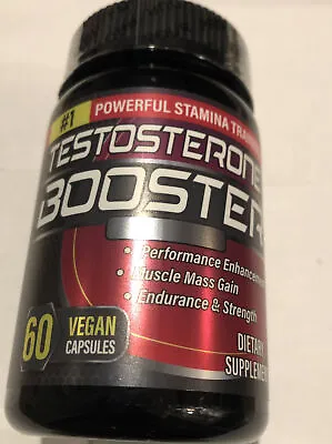Testosterone Booster 60 Count Pack. Dietary Supplement. Sealed • $19.99