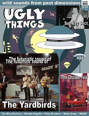 UGLY THINGS Magazine #65 NEW! Subway Sect YARDBIRDS Moby Grape CHOSEN FEW • $11.95