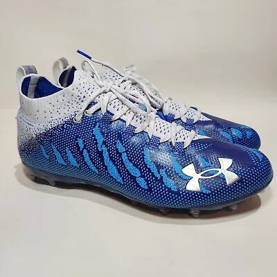 $57.88 • Buy Under Armour UA Spotlight Lux MC Football Cleats Blue 3022654-400 Size 13.5 New