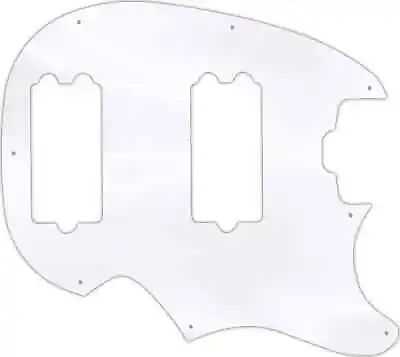 WD Custom Pickguard For Music Man Classic Sabre #45 Clear Acrylic • $45.99