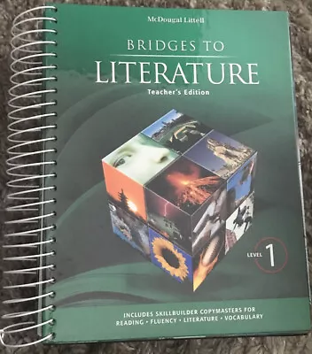 MCDOUGAL LITTELL: BRIDGES TO LITERATURE LEVEL I (TEACHER'S By Jane Greene • $39.99