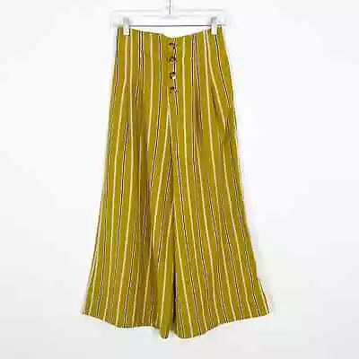 Zara Striped Wide Leg Cropped Pants Size XS • $28.50