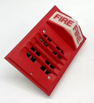 Vintage Fire Alarm Simplex 2903-9101 2901-9806 Horn Strobe 24V Red • $119.99